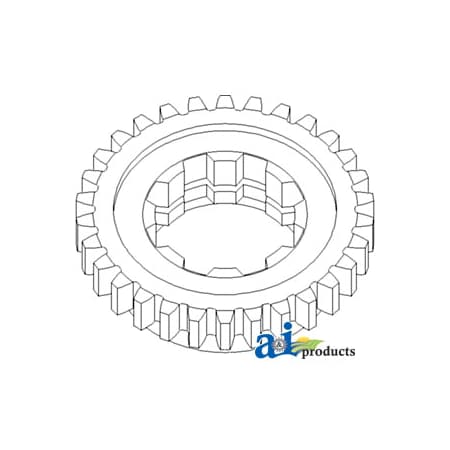 A & I Products Gear, Reverse Pinion Shaft 4" x4" x1" A-70241367